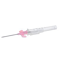 McKesson Prevent® SLS Peripheral IV Catheter 20 Gauge 1 Inch Polyurethane Winged Hub Sliding Safety