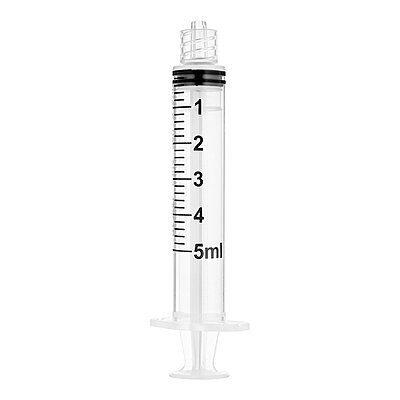 SOL-M 5 mL Luer Lock Syringe, No Needle – General Purpose Medical Syringe