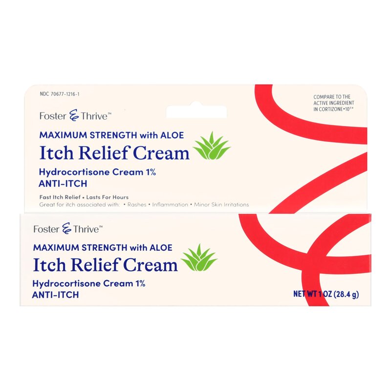 Foster & Thrive™ Itch Relief Cream 1% Strength 1 oz. Tube