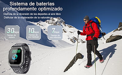 Reloj Inteligente,Smartwatch Militar de 1.8" HD Reloj Inteligente,Smartwatch Militar de 1.8" HD