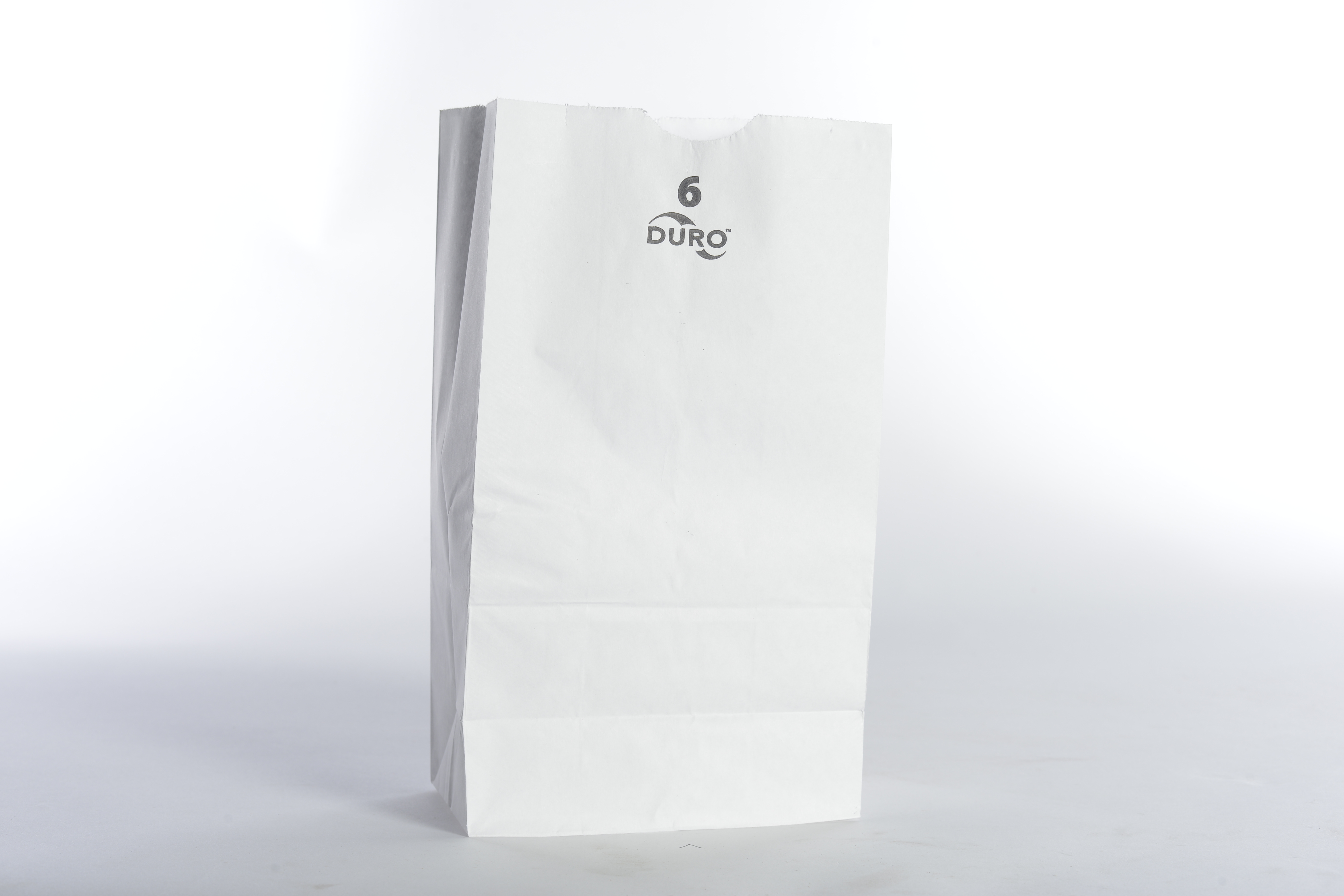 Novolex - Duro 6# Standard 35# Basis SOS Bag White 6" X 3.63" X 11.06" 500 / cs