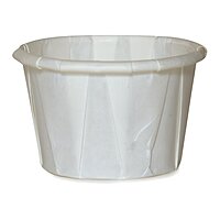 RJ Schinner Soufflé Cup, 1 oz, White Paper, Disposable, SL/250EA or CS/20SL/250EA RJ Schinner Soufflé Cup, 1 oz, White Paper, Disposable, SL/250EA or CS/20SL/250EA