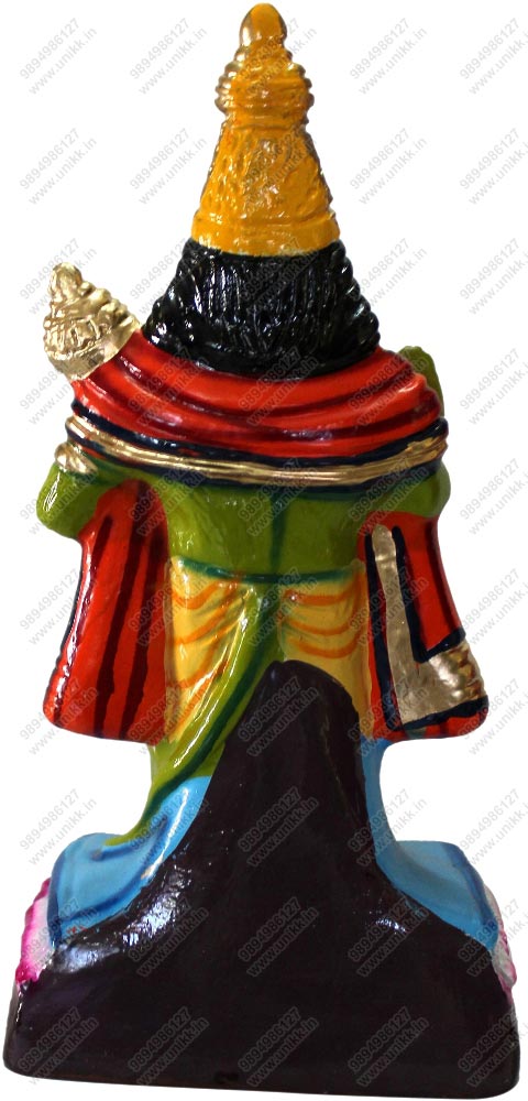 UNIKK Blessing Hanuman 30 cm Height Made of Eco Friendly Paper Mache Multicolor UNIKK Blessing Hanuman 30 cm Height Made of Eco Friendly Paper Mache Multicolor
