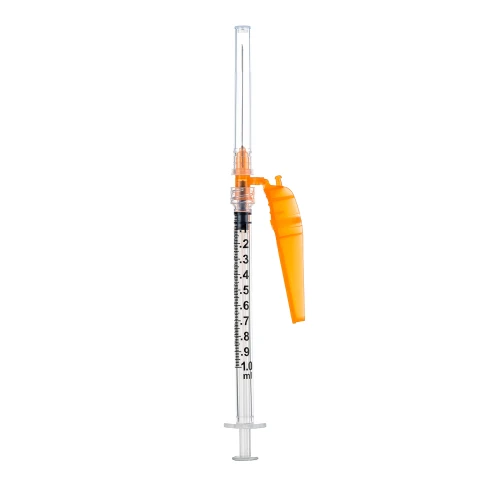 Sol-Care 1 mL Luer Lock Safety Syringe & Needle – BX/50