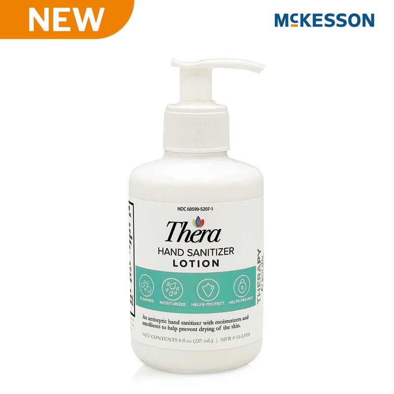 Thera® Hand Sanitizer 8 oz. Ethanol Lotion Pump Bottle