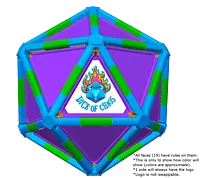Full Dice - Cornhole (Lawn and Beach Edition)-Teal-LimeGreen-Purple