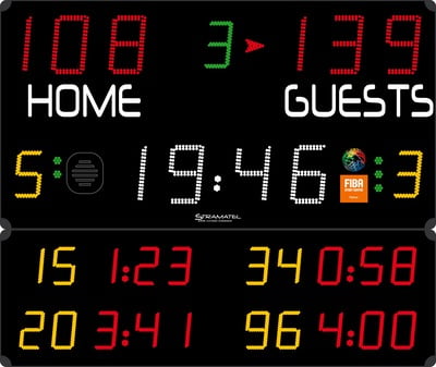 Stramatel “452 MB 3003” Scoreboard Stramatel “452 MB 3003” Scoreboard