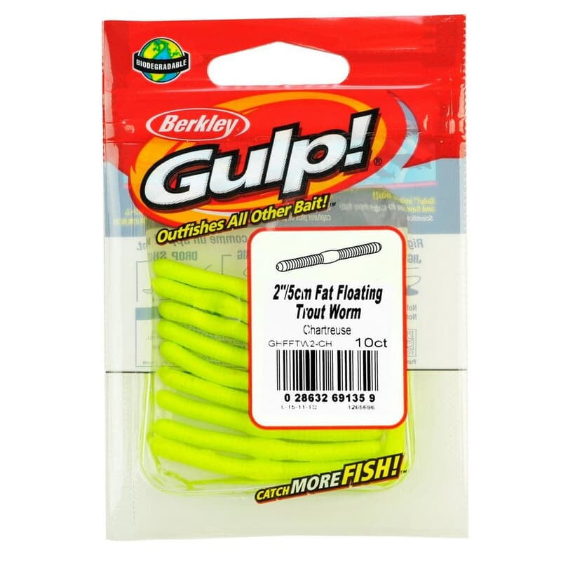 Berkley Gulp! Fat Floating Trout Worm Berkley Gulp! Fat Floating Trout Worm