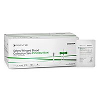 McKesson Prevent Push Button Blood Collection Set 3/4" x 12" Sterile (BX/50EA)