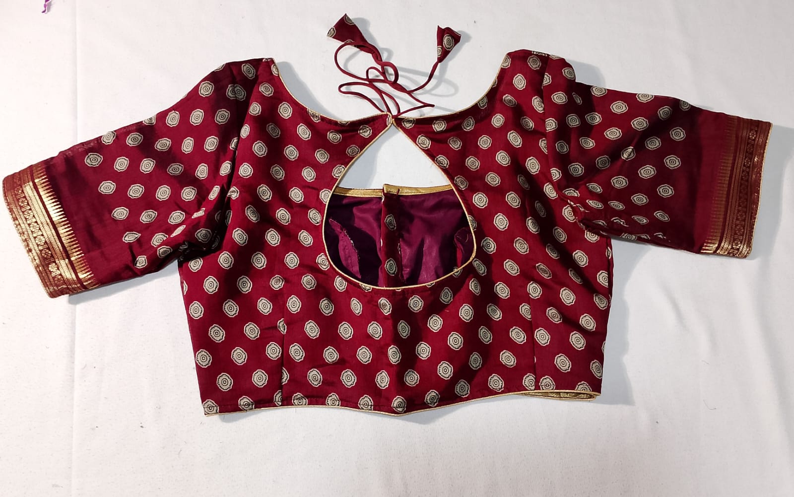N619: Ready To Ship Beautiful Kalamkari Saree With Stitched Blouse N619: Ready To Ship Beautiful Kalamkari Saree With Stitched Blouse