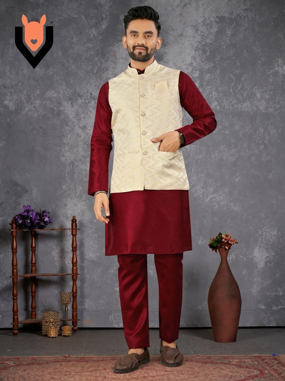 C026: Beautiful Mens Kurta Pajama Sets