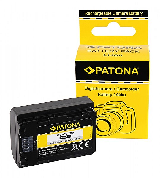 PATONA Platinum Battery with USB-C Input f. Sony NP-FZ100 A7 III A7M3 Alpha 7 III A7 R III A7RM3 Alpha 7 R III A9 Alpha 9