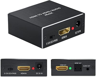 4K HDMI Audio Extractor Converter 4K HDMI Audio Extractor Converter