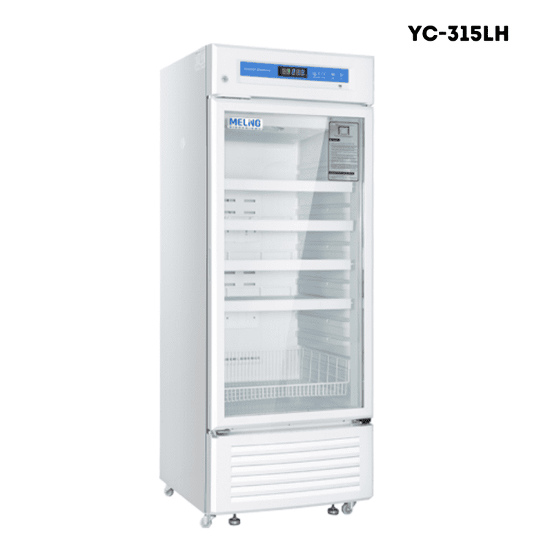 Side look of Blue Star Pharmacy Medical Refrigerator-YC-315LH