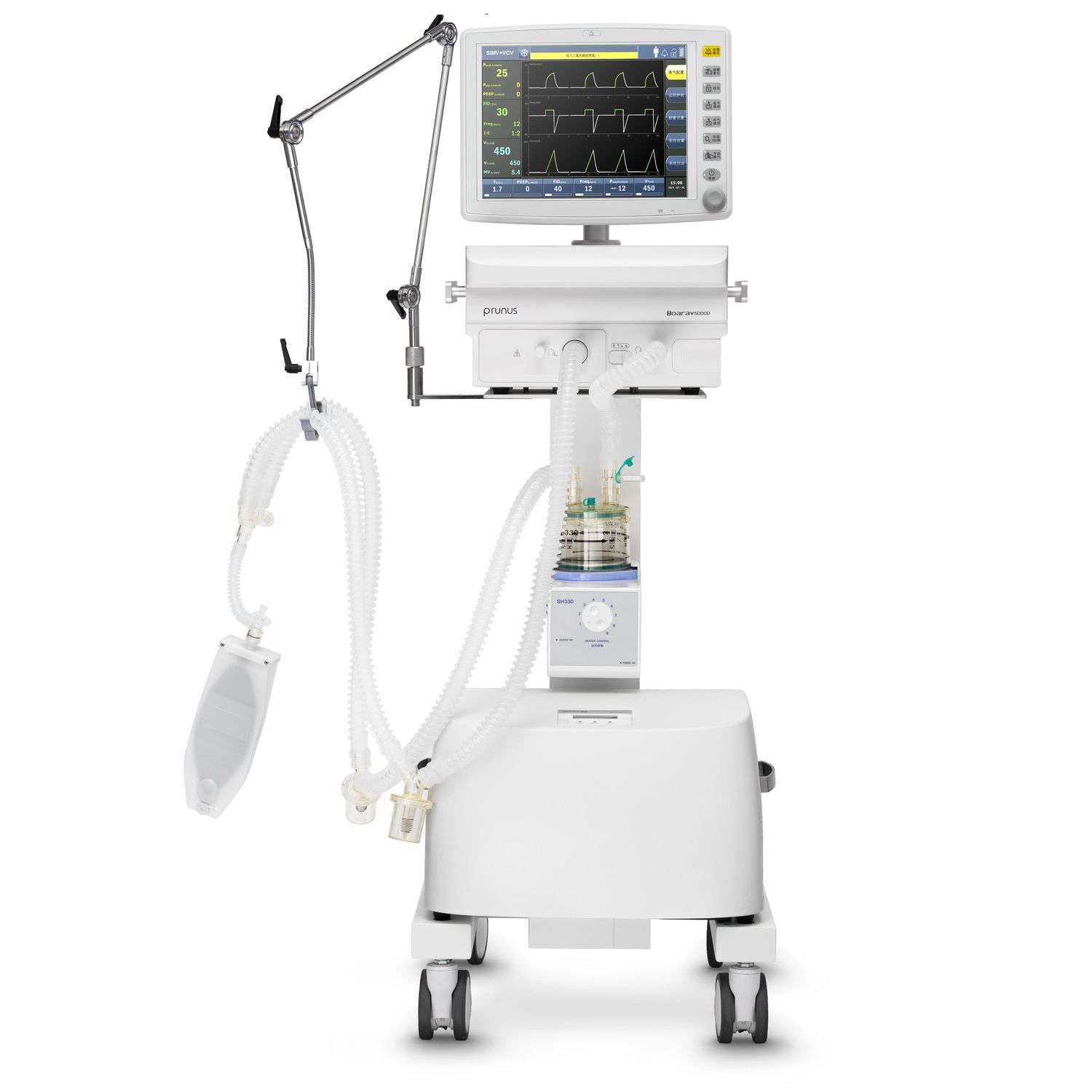 Ventilador para cuidados intensivos Boaray 5000D