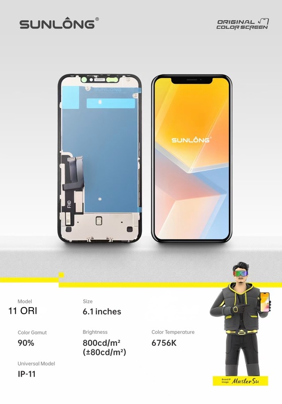 SUNLONG iPhone 11 ORI LCD Screen Replacement 6.1 Inch