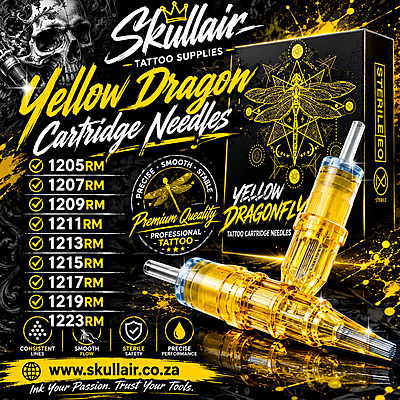 12G Round Magnum Yellow Dragon Cartridge Needle