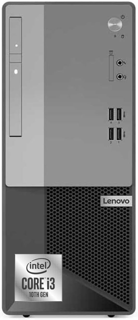 Lenovo V50t-13IMH Tower - Intel Core i3 10100, 4GB DDR4 RAM, 1TB HDD