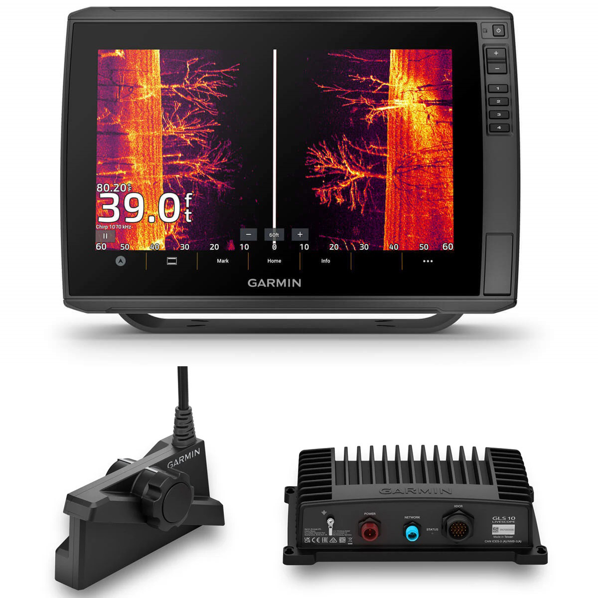 Garmin ECHOMAP Ultra2 126sv with LVS34 and GLS10 Garmin ECHOMAP Ultra2 126sv with LVS34 and GLS10