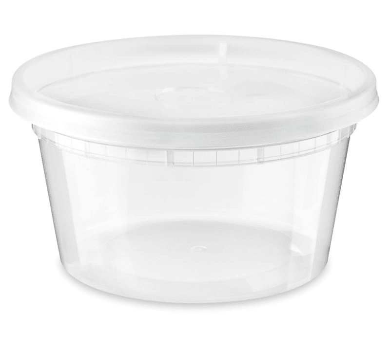 12oz Round Deli Container w/Lids [240ct]