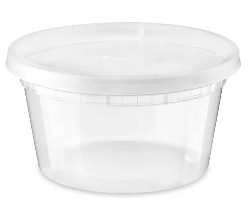 12oz Round Deli Container w/Lids [240ct]