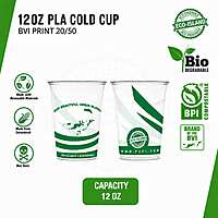 12oz Eco-Island Cold Cups BVI Print 20/50