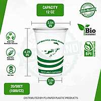 12oz Eco-Island Cold Cups BVI Print 20/50