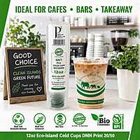 12oz Eco-Island Cups DMN 20/50