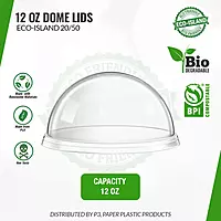12oz Eco-Island Dome Lids 20/50