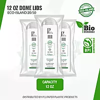 12oz Eco-Island Dome Lids 20/50