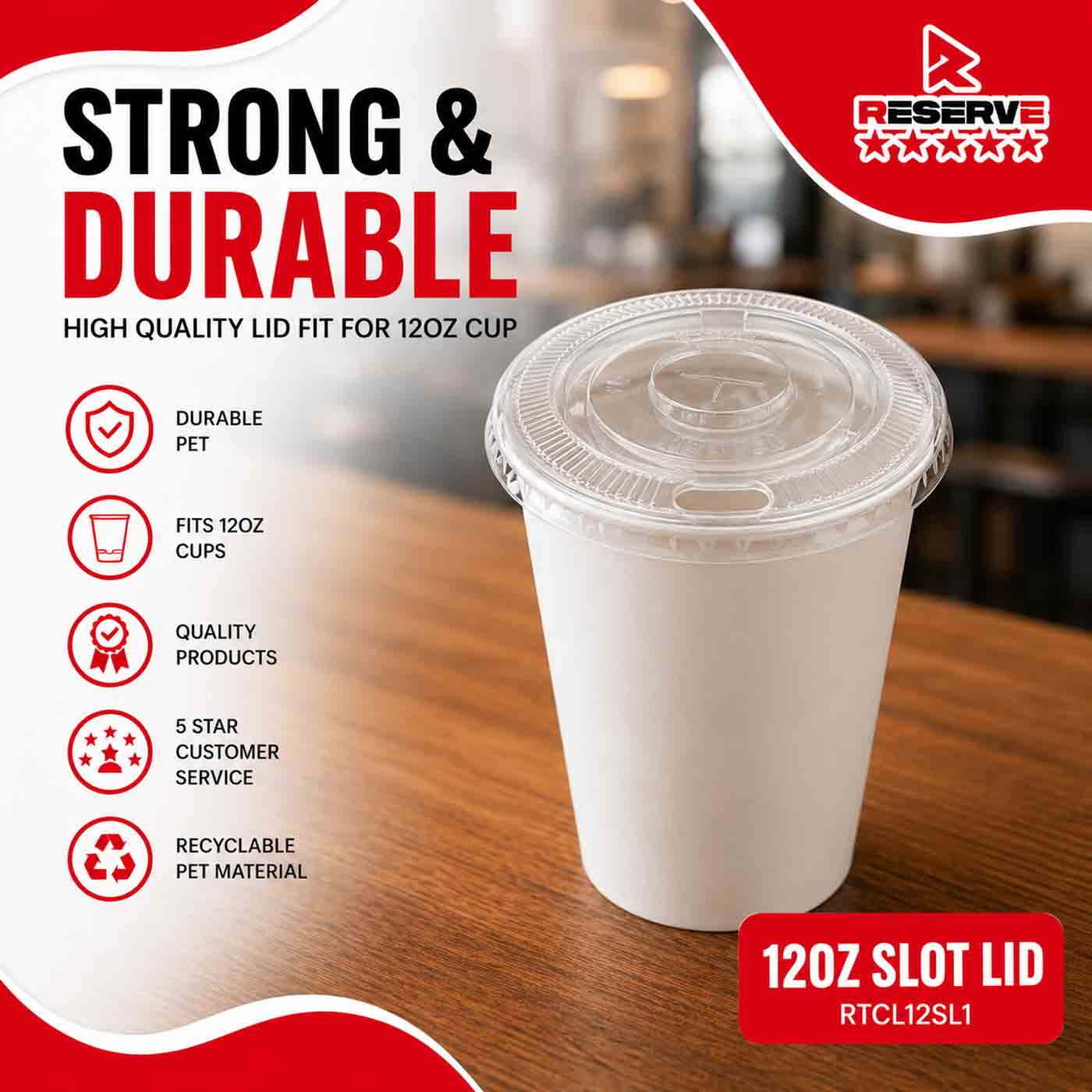 12oz Slot Lids Reserve 10/100