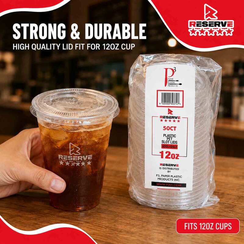 12oz Reserve Slot Lids 20/50