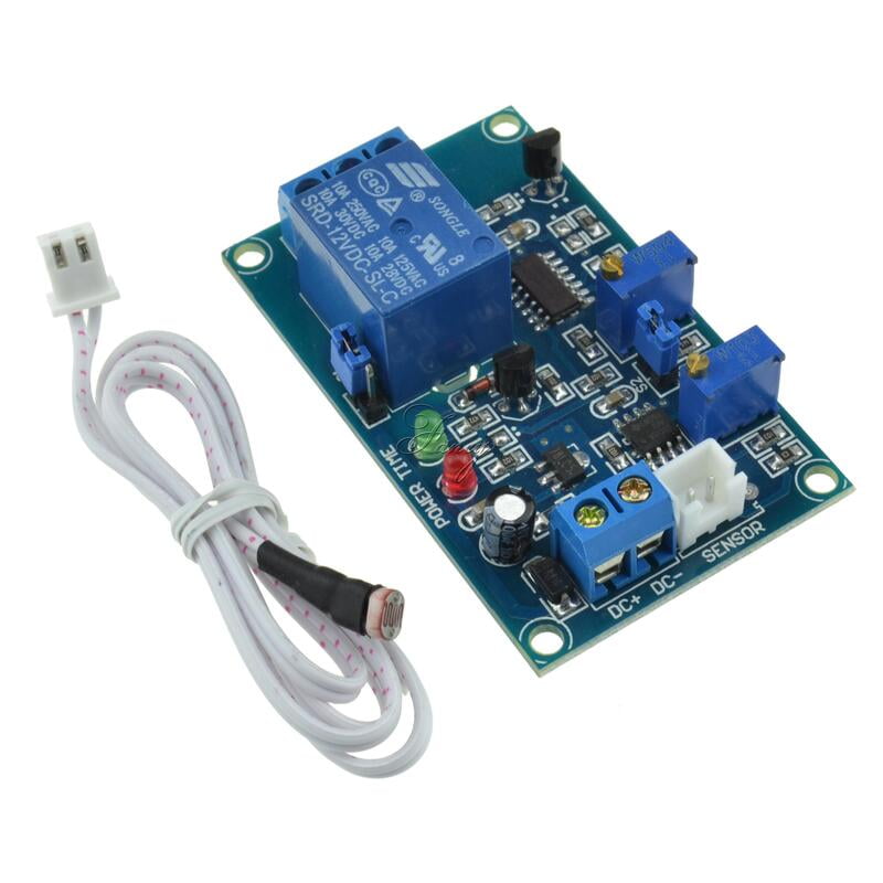 12V photoresistor LDR relay module light detect sensor with timer car light control