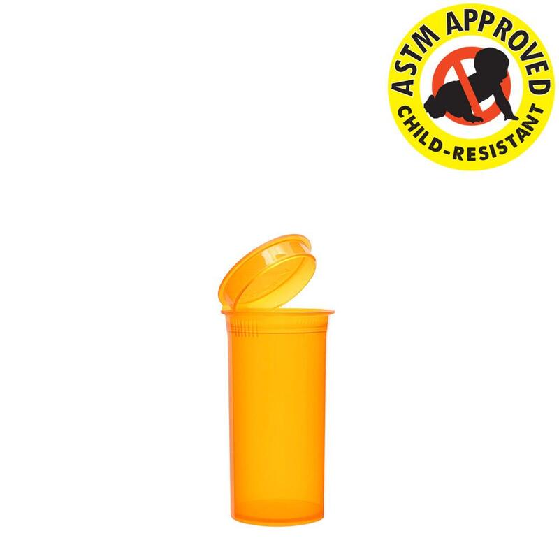 Philips Rx Pop Top Bottle - Translucent Amber - 13 dram - 315 Units