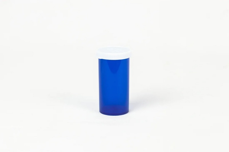 13 Dram Blue Snap Cap Vials - 360 Count