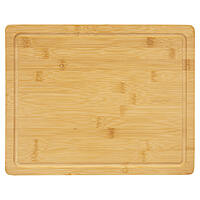 13 3/4"x11" Bamboo Cutting Board with Drip Ring