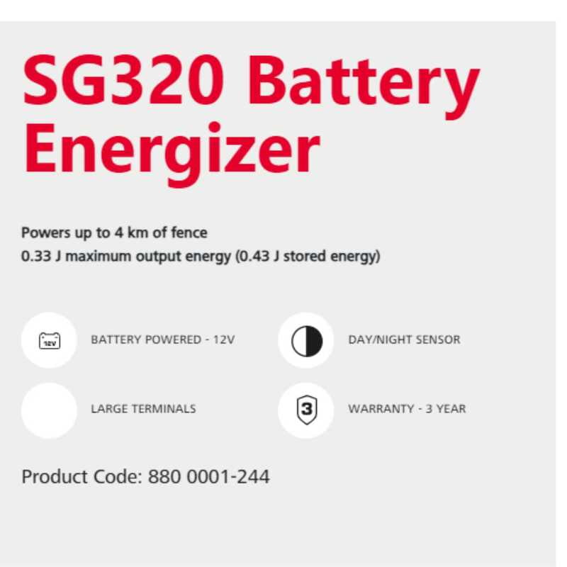 Battery Energizer 9V SG320