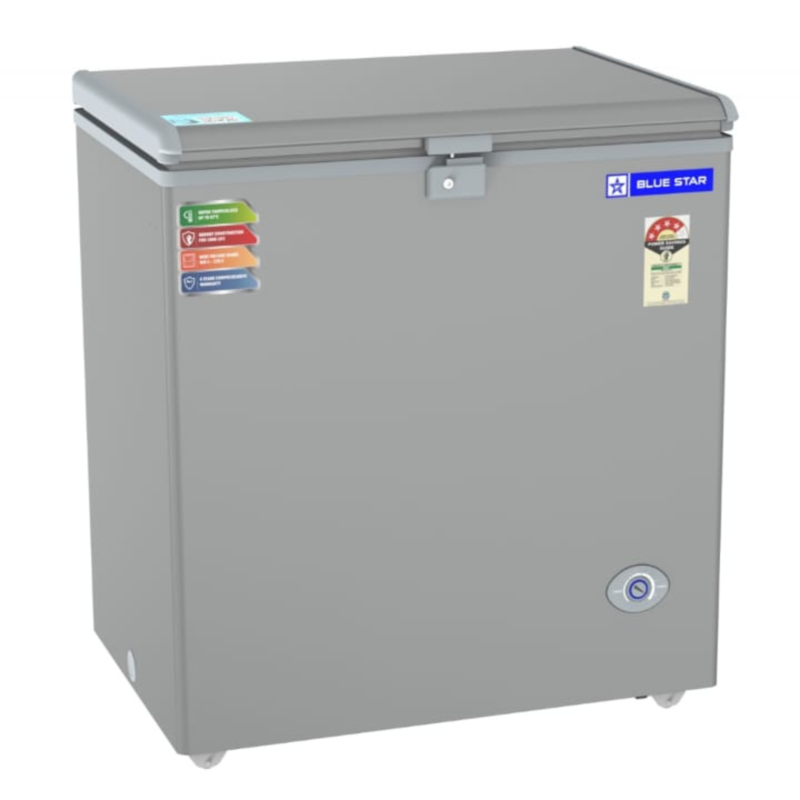 Side look of Blue Star Hard Top Deep freezer-CF4-180NPYW-SL
