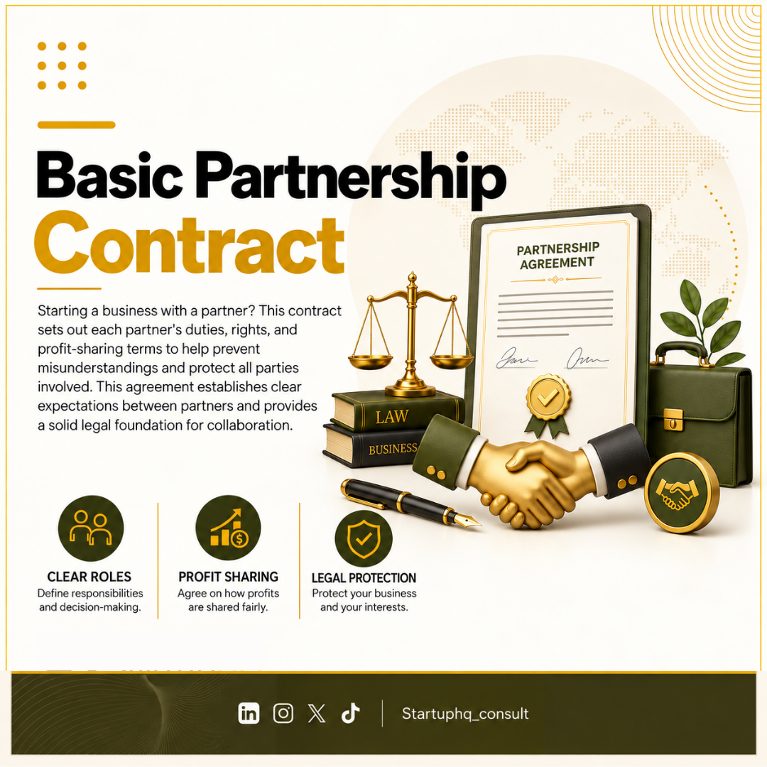 Basic Partnership Contract
