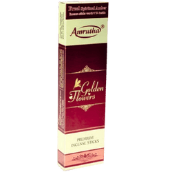Amrutha Golden Flowers Premium Incense Sticks 90G Box Pack