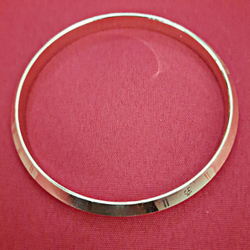 Brass Coated Curved Bracelet Small Size