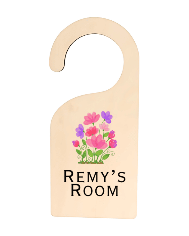 Personalized Bedroom Door Hanger