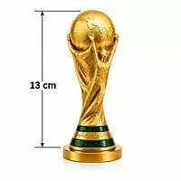 World Cup Sports Football Trophy Resin 13cm