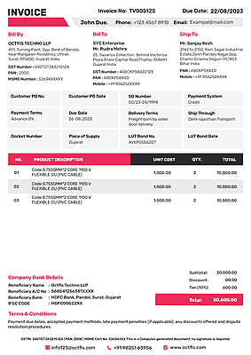 Invoice Template-8 Invoice Template-8