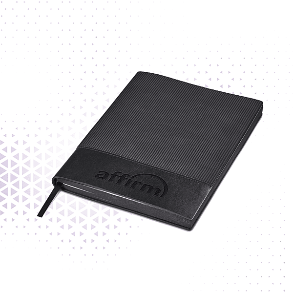 Bloco de Notas Executivo - Black com gravação a laser