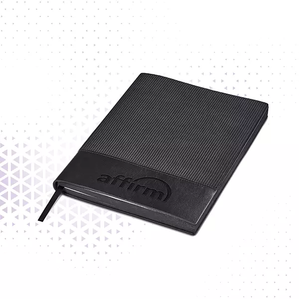 Bloco de Notas Executivo - Black com gravação a laser