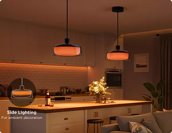 Govee RGBICWW Pendant Light – Multi-Zone RGBIC Smart LED with Matter Support