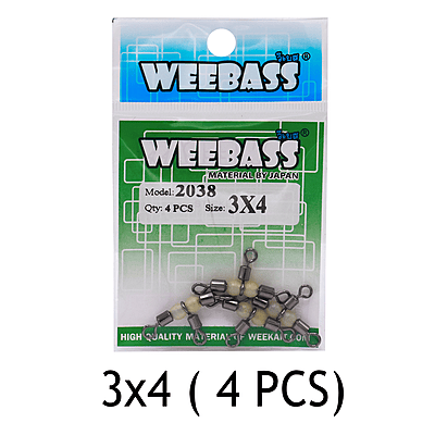 WEEBASS ลูกหมุน - รุ่น PK 2038 , 3x4 ( 4 PCS)