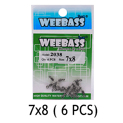 WEEBASS ลูกหมุน - รุ่น PK 2038 , 7x8 ( 6 PCS)