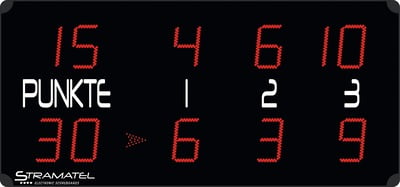 Stramatel “RT” Tennis Scoreboard Stramatel “RT” Tennis Scoreboard